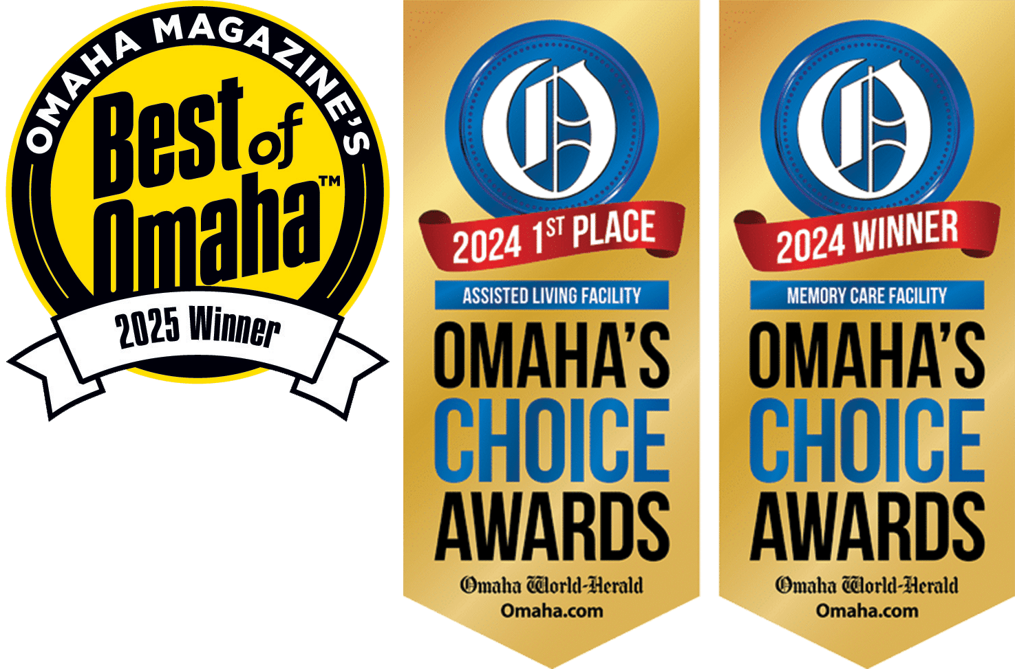 Omaha's Choice Award Logos 2024